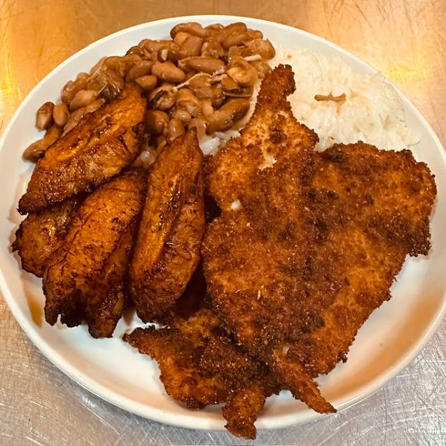 Breaded Chicken.