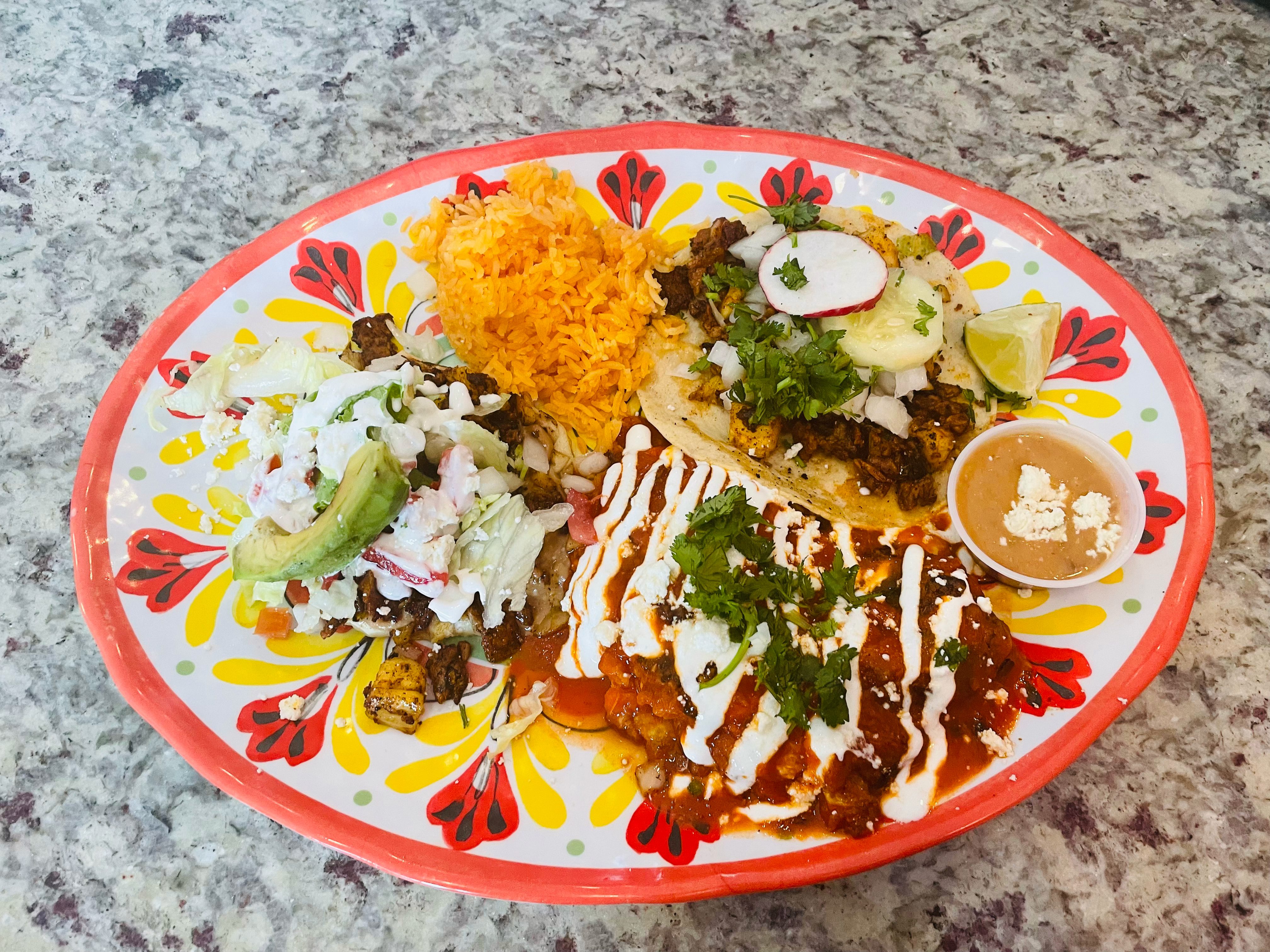 #5 Chile Relleno, Taco, Sope.