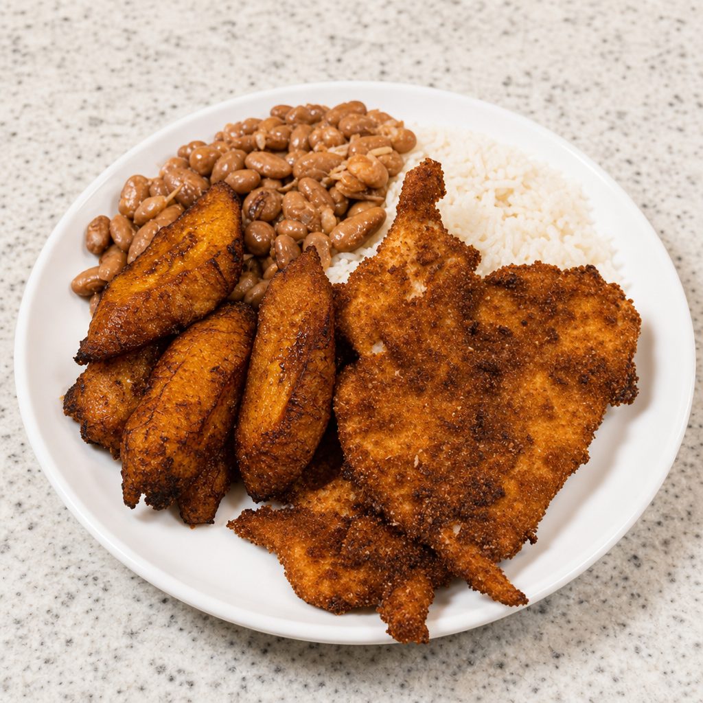 Breaded Chicken.