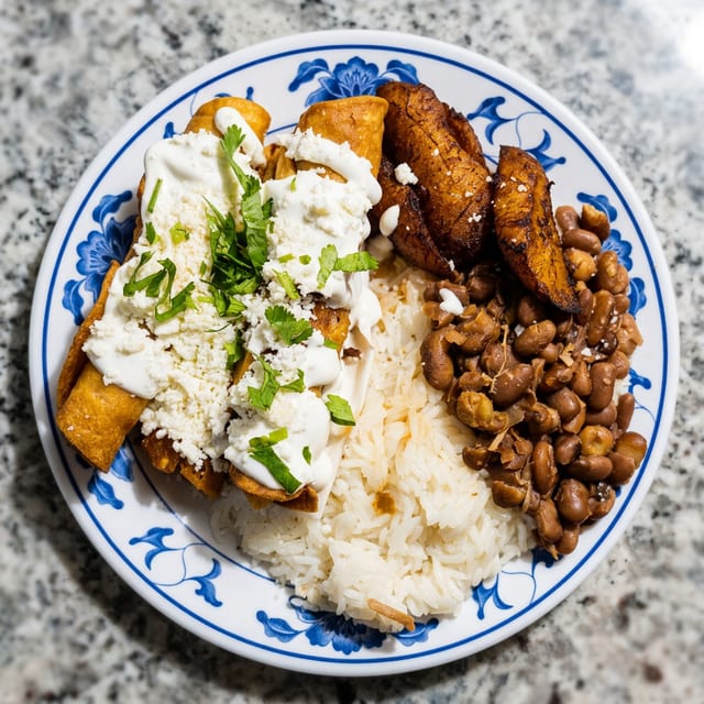 Chicken Flautas.