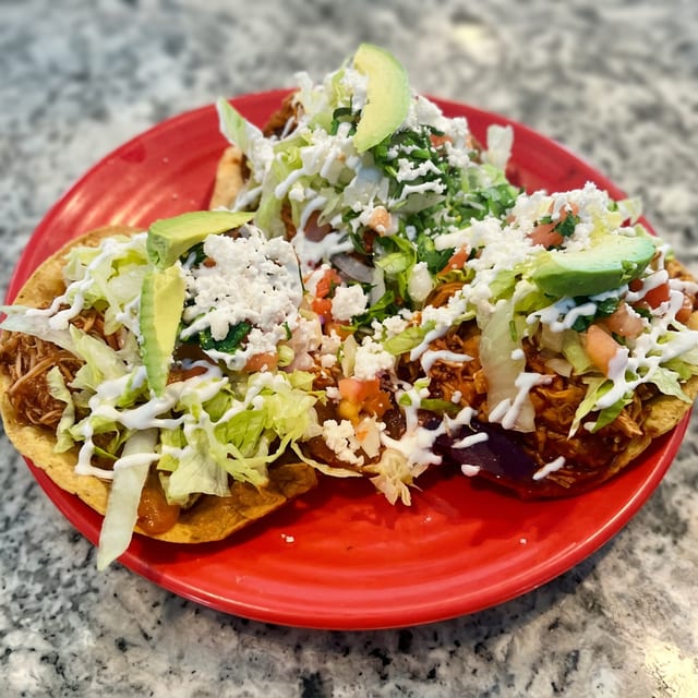 Ground Beef Tostadas.