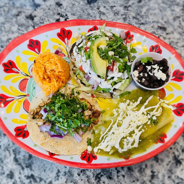#1 Enchilada, Taco, Sope.