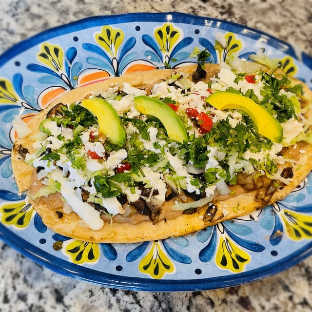 Nopales Huarache (Grilled Cactus).