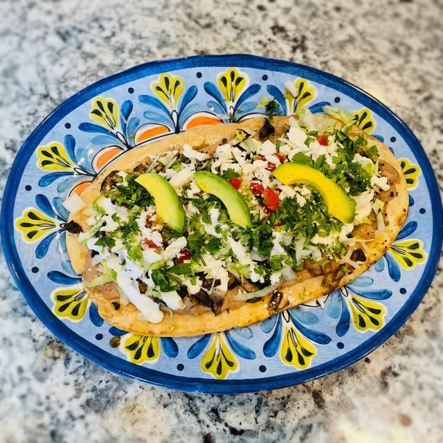 Grilled Chicken Huarache.