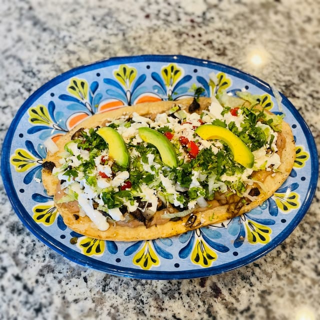 Carne Enchilada Huarache.